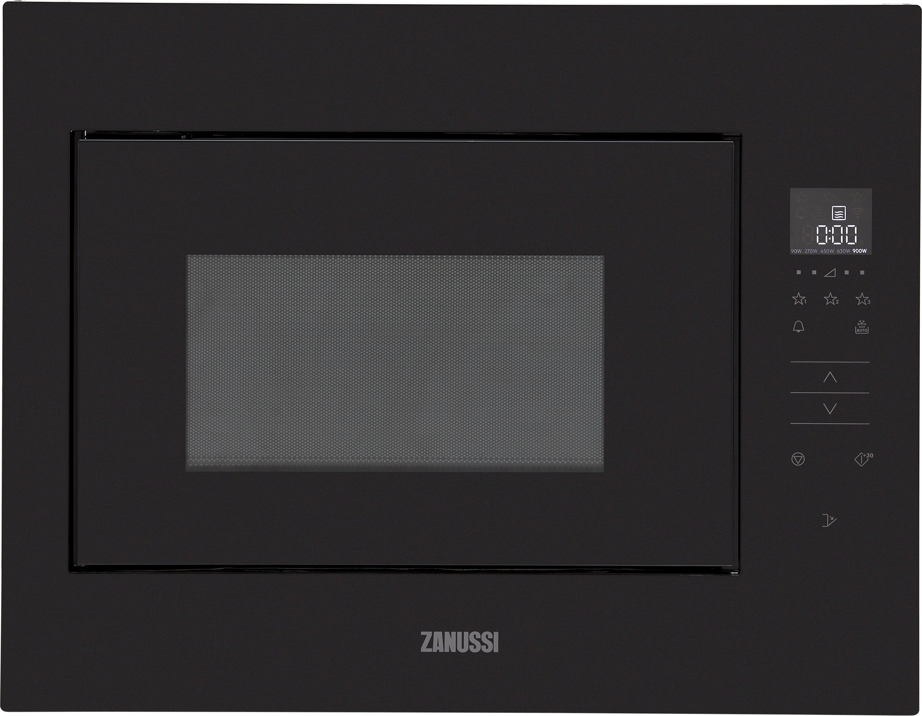Zanussi ZMBN4SK 46cm tall, 59cm wide, Built In Microwave - Black, Black