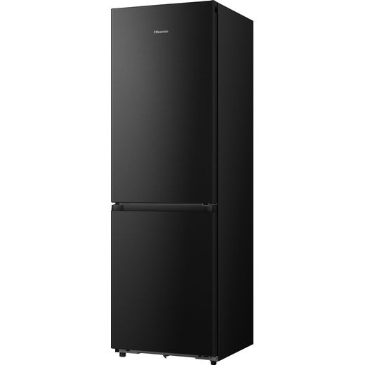 Hisense 60/40 Total No Frost Fridge Freezer - Black - Left perspective