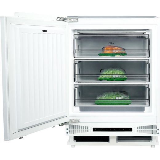 CDA FW284 Integrated Under Counter Freezer with Sliding Door Fixing Kit - F Rated