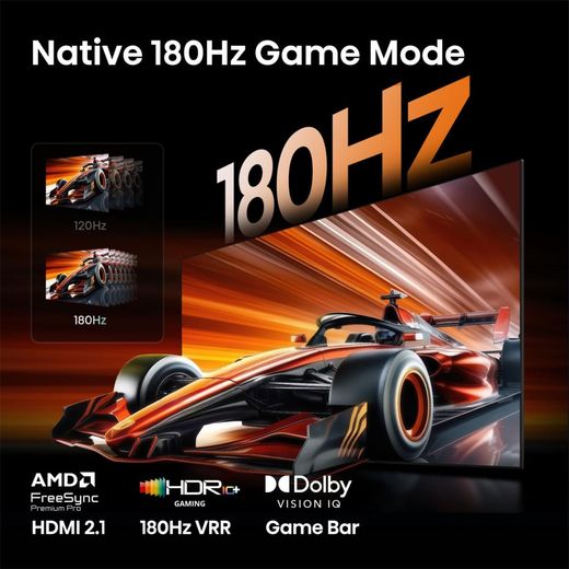 Hisense 100" 4K Ultra HD RGB-Mini LED Smart TV [2026] - Annotation - Native 180Hz game mode