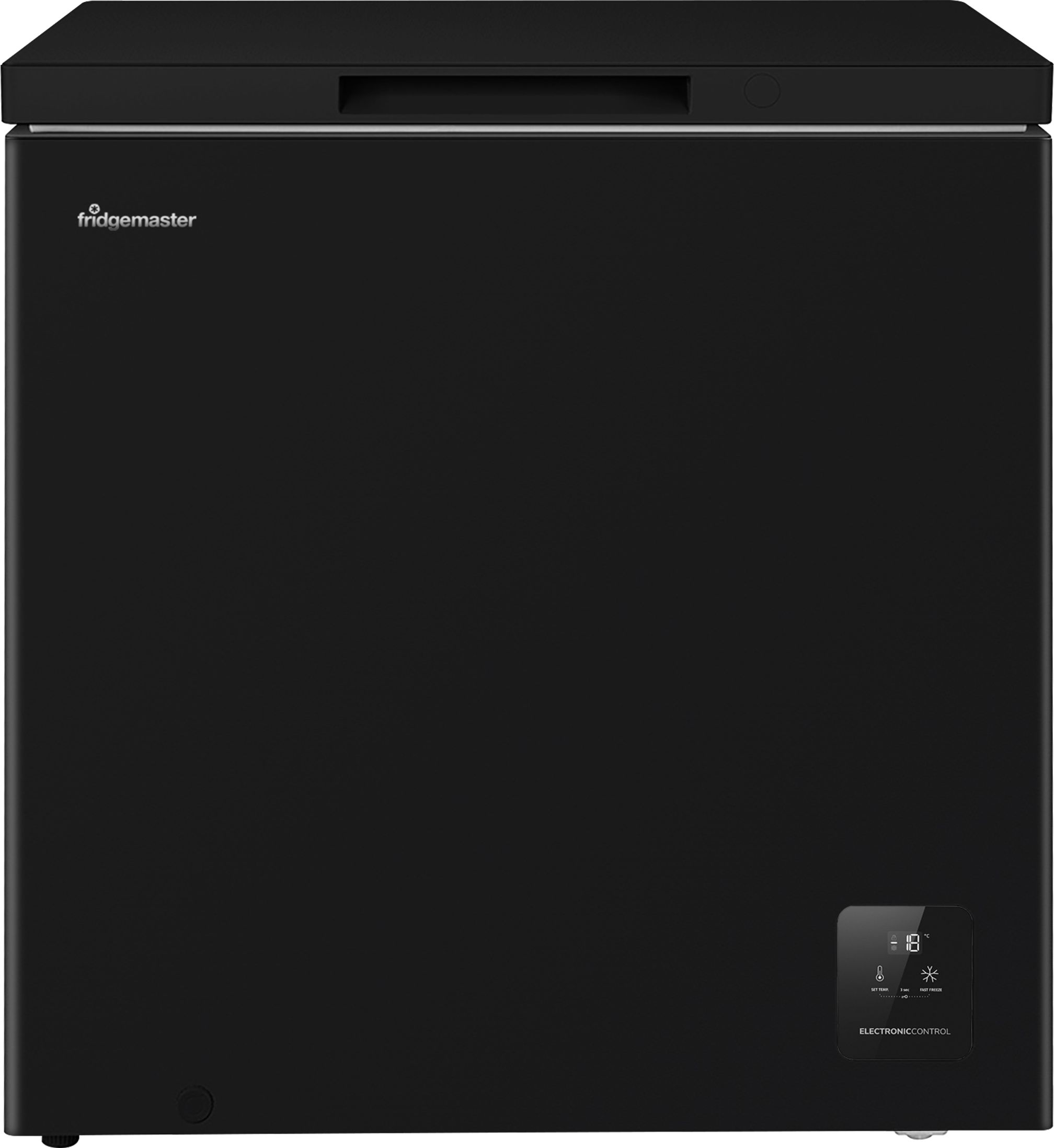 Fridgemaster MCF200EB Chest Freezer - Black