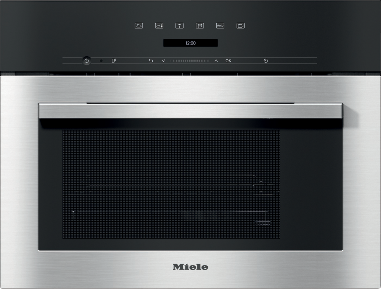 Miele DG7140 Built-in Compact Steam Oven - Stainless Steel