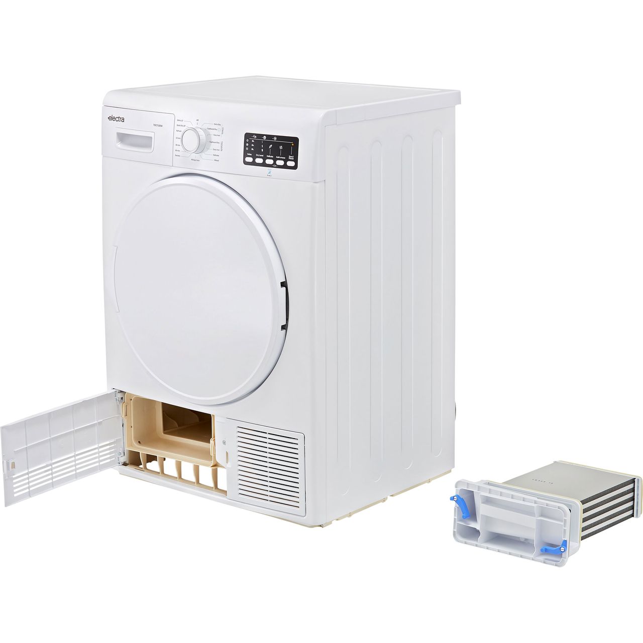 Electra TDC7100W B Rated 7Kg Condenser Tumble Dryer White 5055862322673