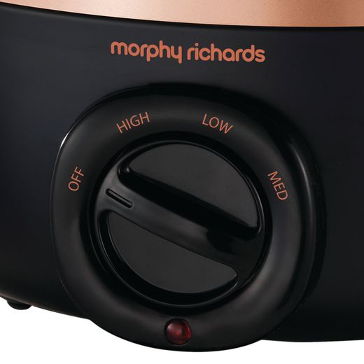 Morphy Richards Evoke Sear And Stew 460016 3.5 Litre Slow Cooker - Black / Rose Gold