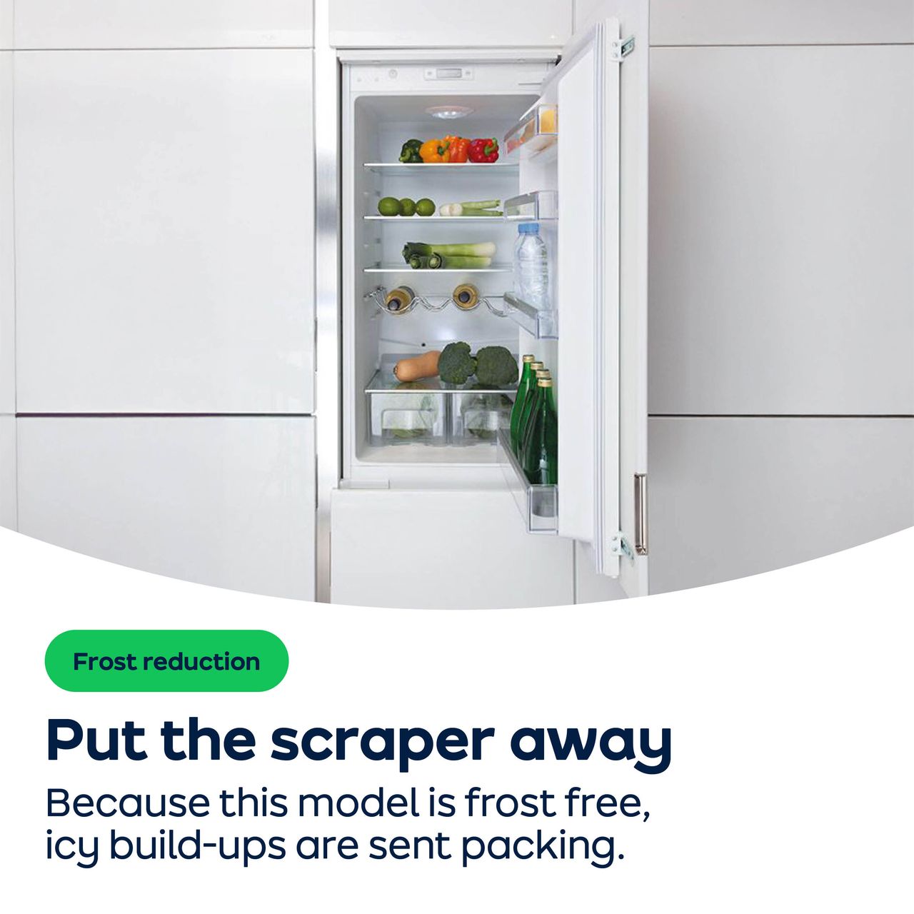 CDA 238L Fridge Freezer | FW673_WH | ao.com
