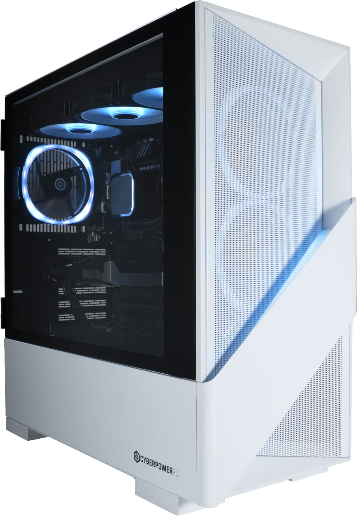 CyberPowerPC - Gaming PC - Intel Core i7 14700KF - NVIDIA GeForce RTX 5080 - 32GB RAM - 1TB SSD - White