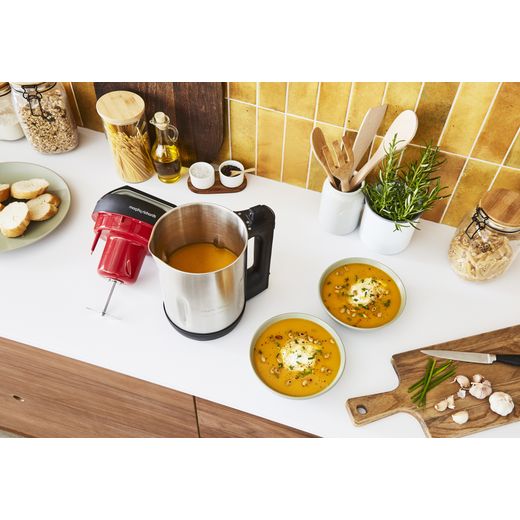 Morphy Richards Sauté and Soup 501014 1.6 Litre Soup Maker - Stainless Steel - Prepared food
