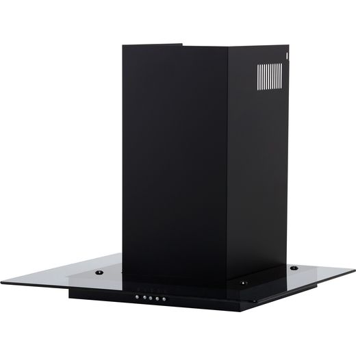 CDA ECN62BL 60 cm Chimney Cooker Hood - Black - D Rated