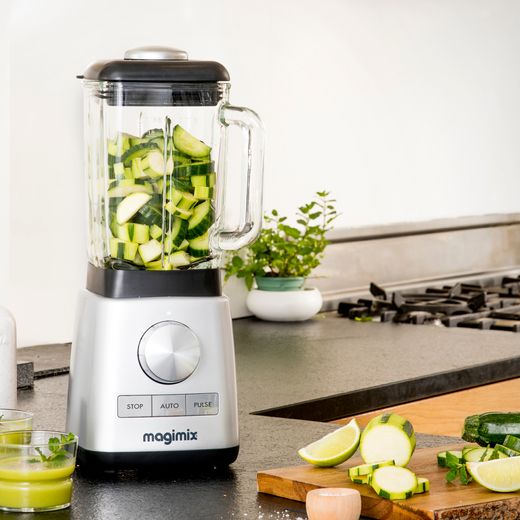 Magimix Power 11630 1.8 Litre Blender with 2 Accessories - Satin Steel