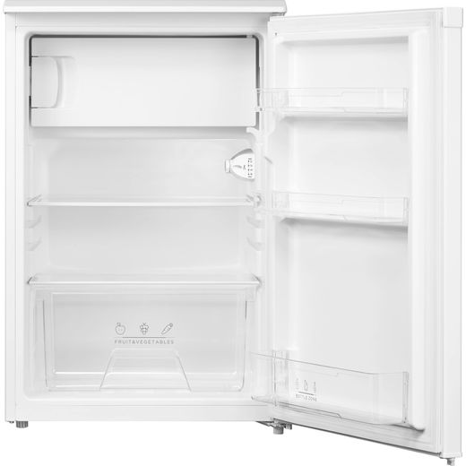 Midea MDRD168FGE01 84cm Fridge with Ice Box - White - Front with door open shot