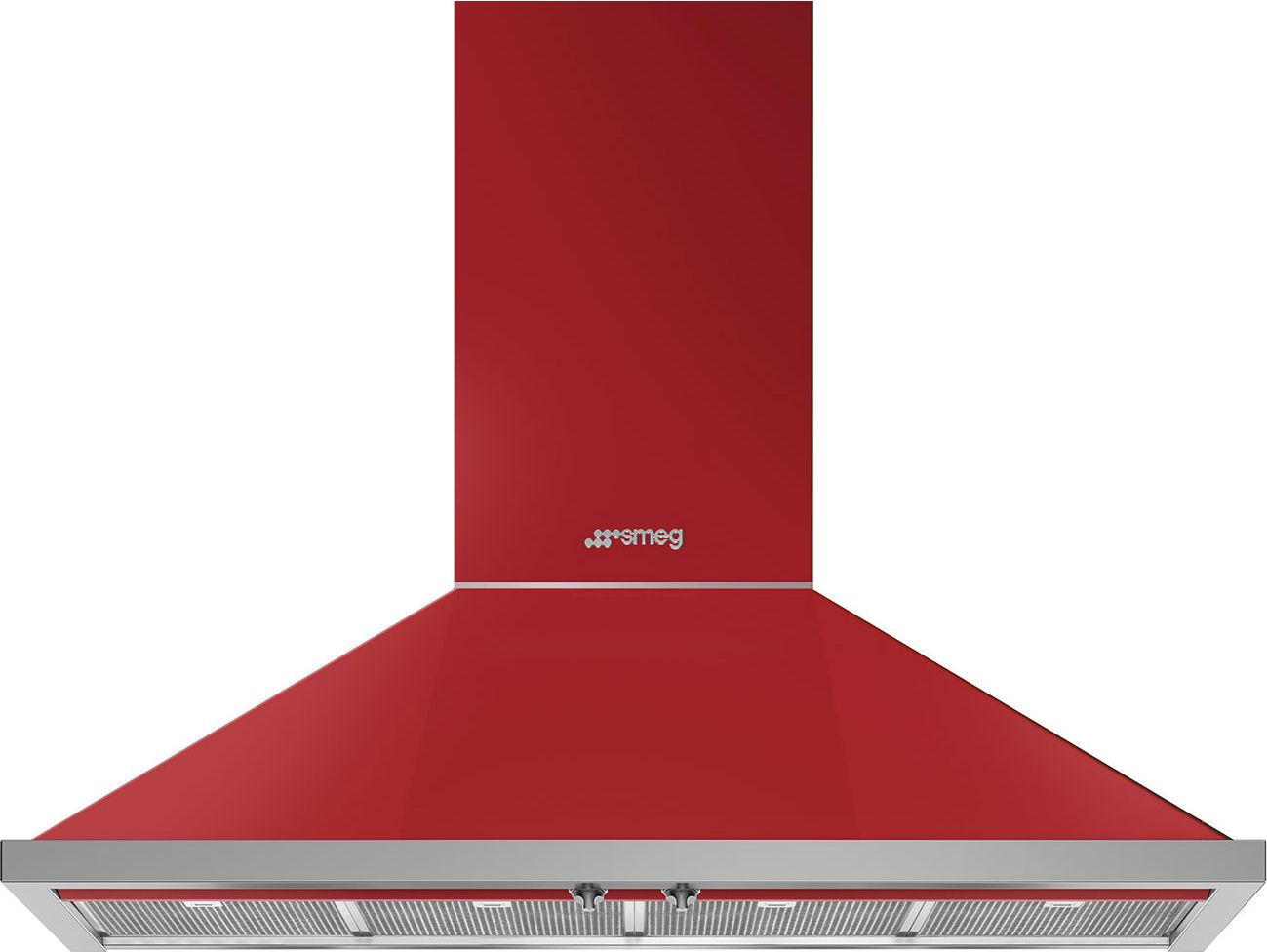 Smeg KPF12RD Wall-mounted Cooker Hood - 120 cm - Red
