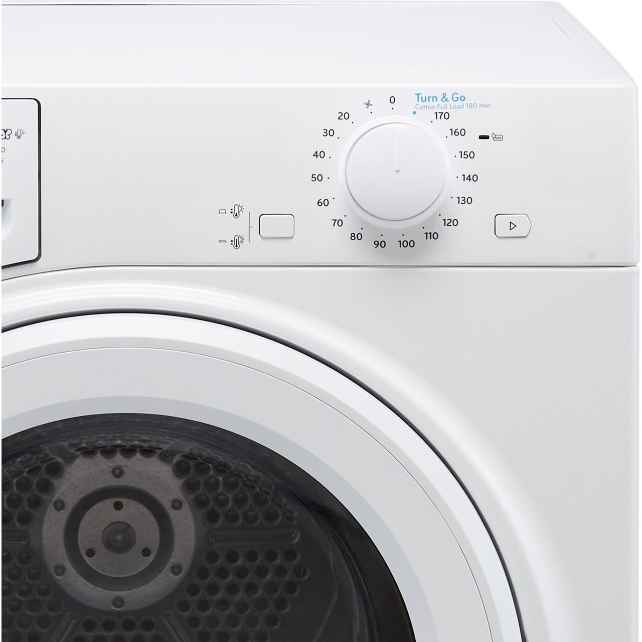 Indesit I2D81WUK 8Kg Condenser Tumble Dryer - White - Kenberne