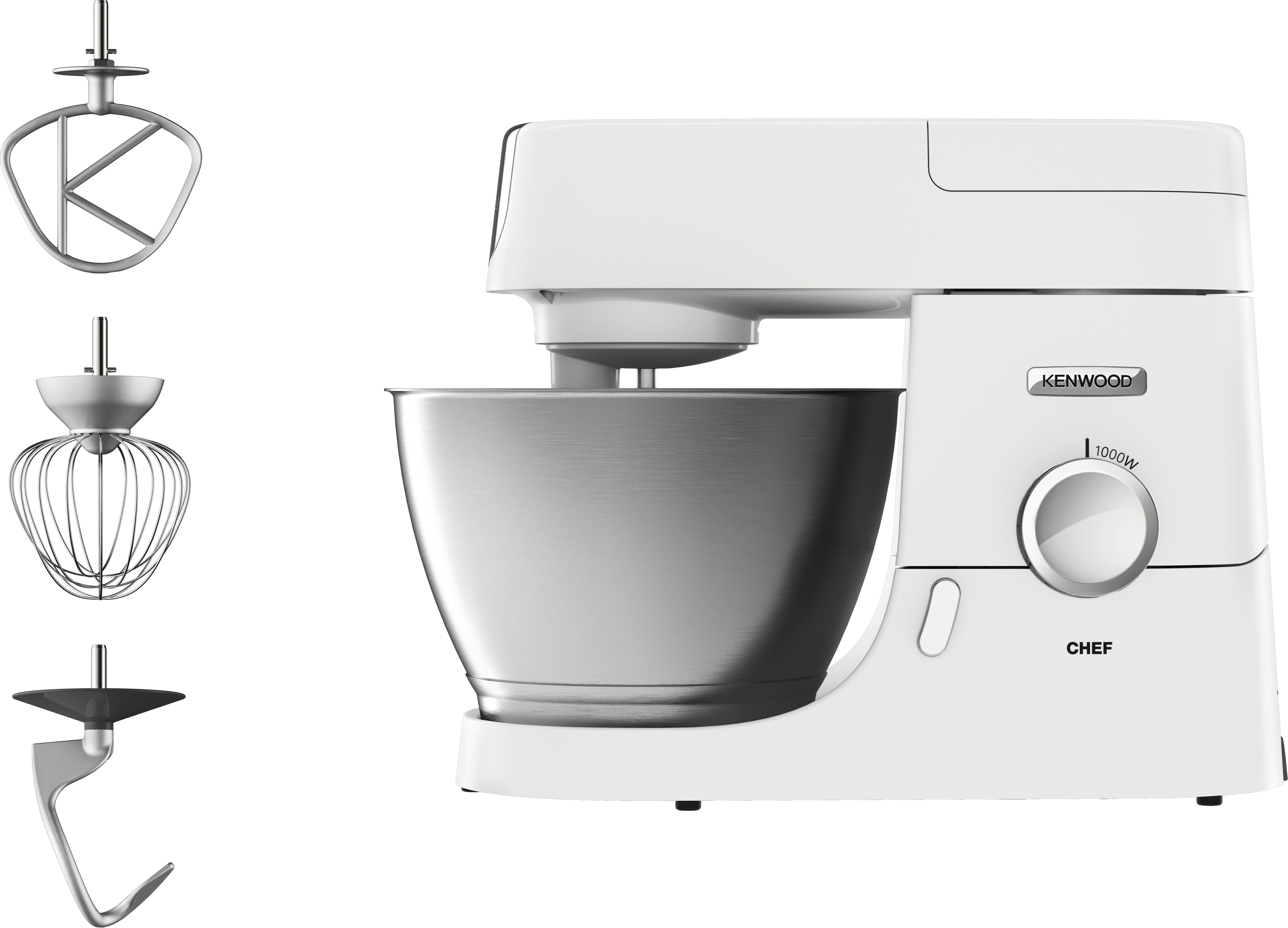 Kenwood Chef KVC3100W Stand Mixer with 4.6 Litre Bowl - White