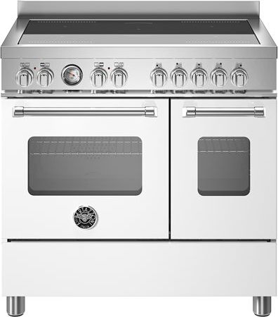 Bertazzoni Master Series - Electric Range Cooker - 90cm - Induction Hob - White