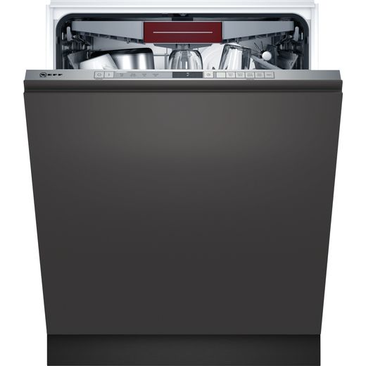 NEFF N30 S353HCX02G Fully Integrated Standard Dishwasher - Stainless Steel Control Panel - D Rated
