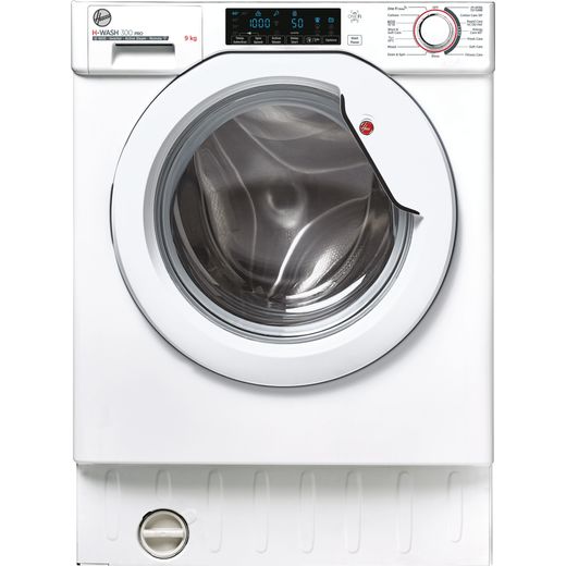 Hoover H-WASH 300 PRO HBWOS69TME Wifi Connected Integrated 9Kg Washing Machine with 1600 rpm - White - B Rated
