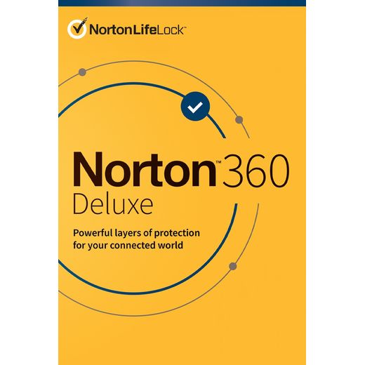 Norton 360 Deluxe for 1 Device - One Time Purchase, 1 Year