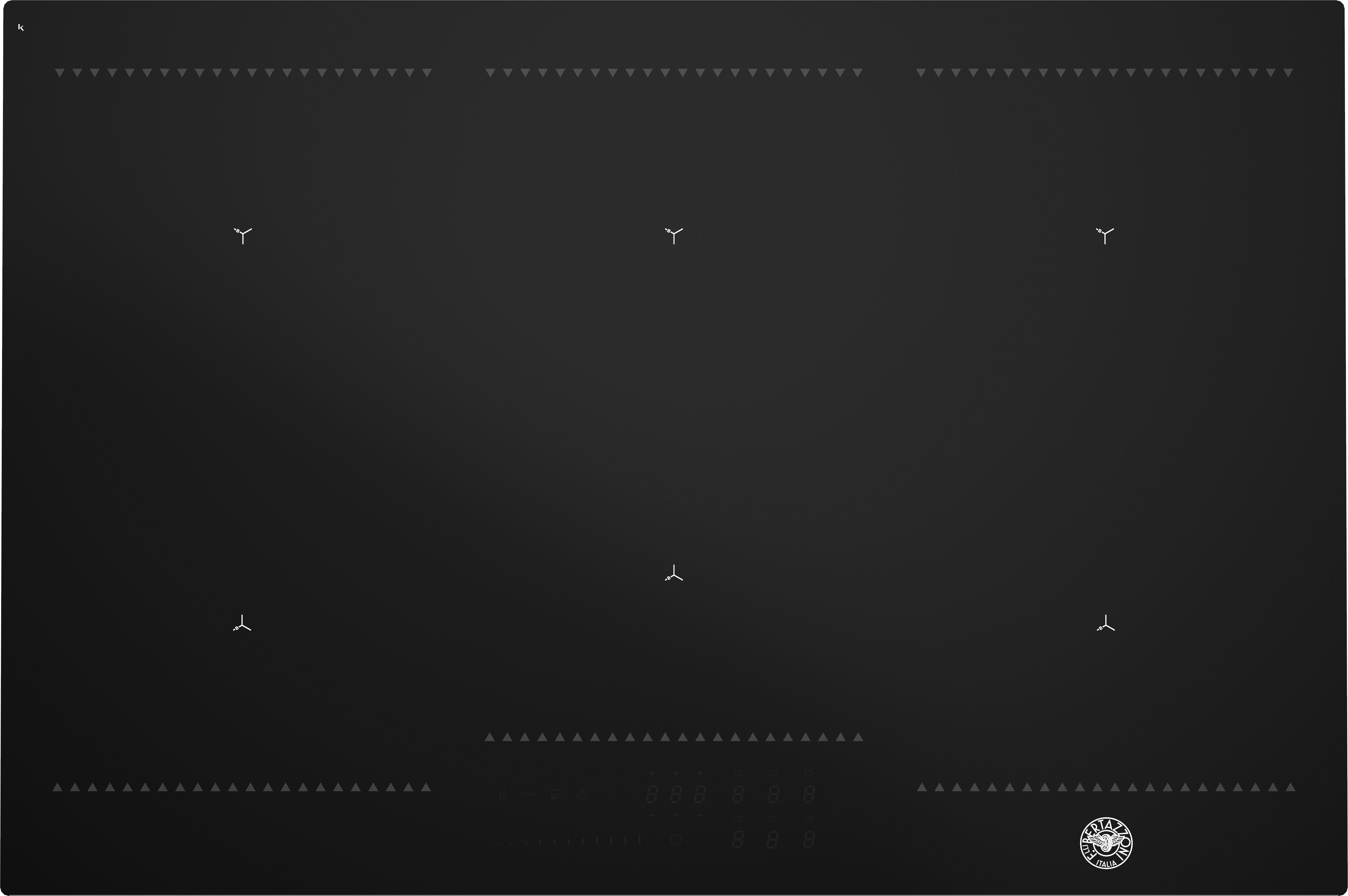 Bertazzoni 78cm 6 Zone Induction Hob - Black