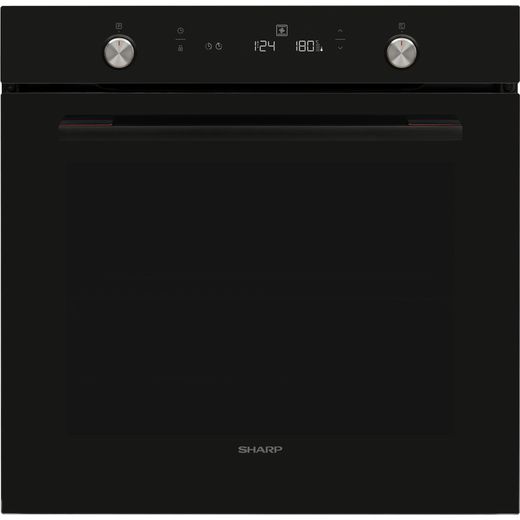 Sharp K-71Z68BNM-EN Built In Electric Single Oven - Black - A Rated
