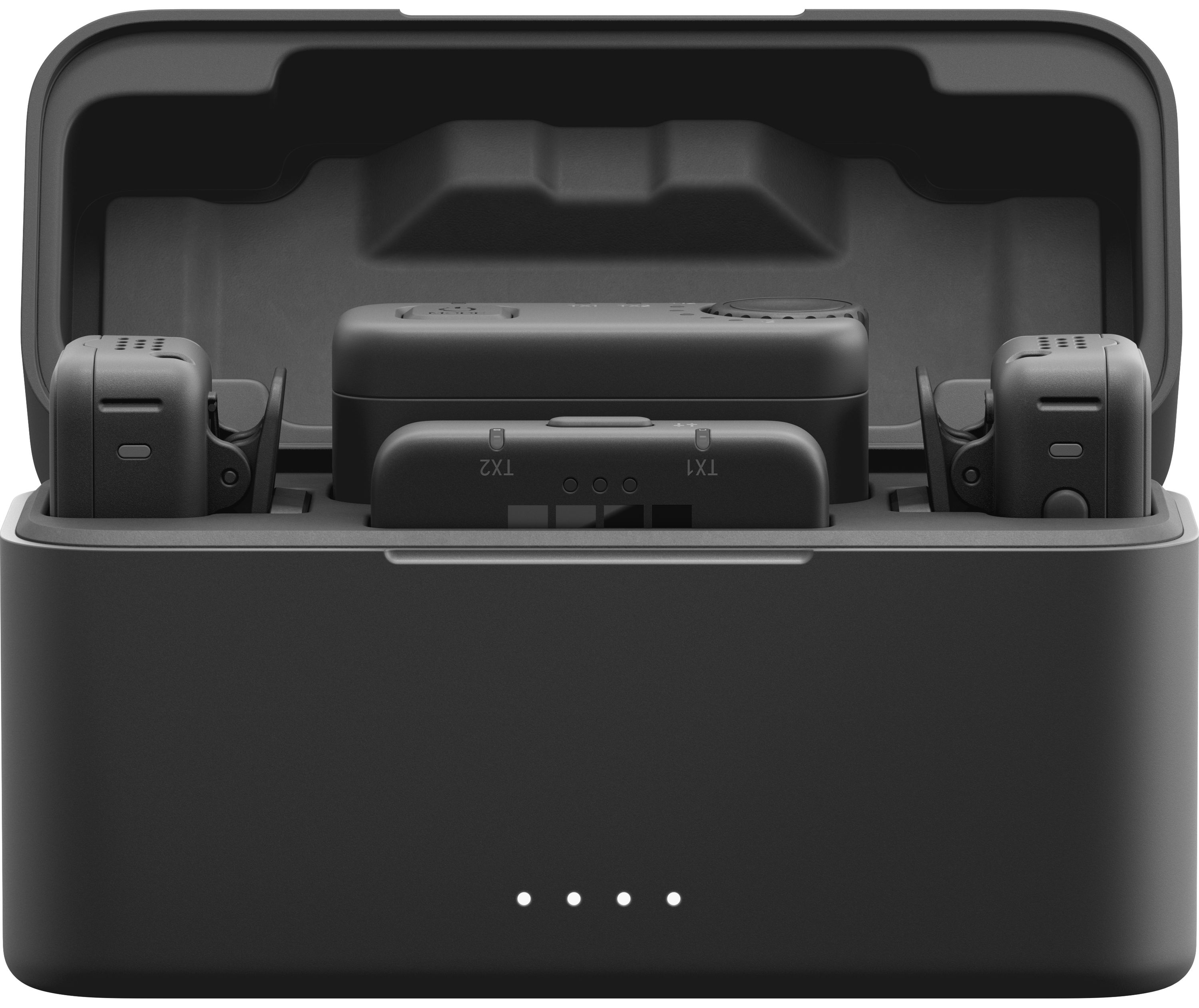 GoPro - Wireless Mic Complete Kit - AWMIC-010-ES - For HERO13 Black - HERO12 Black - MAX2 - Black
