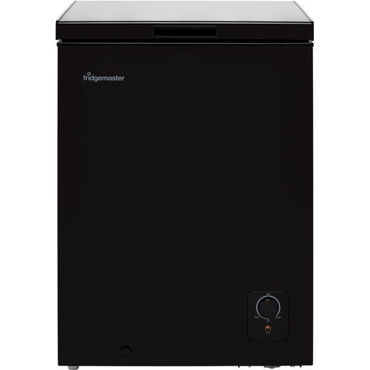 Fridgemaster MCF142B Chest Freezer - Black - F Rated