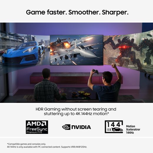 Samsung S93F 83" 4K Ultra HD OLED Smart TV [2025] - Annotation - Game faster
