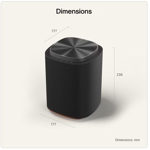 LG Sound Suite M7 Home Cinema System - Black - Dimensions