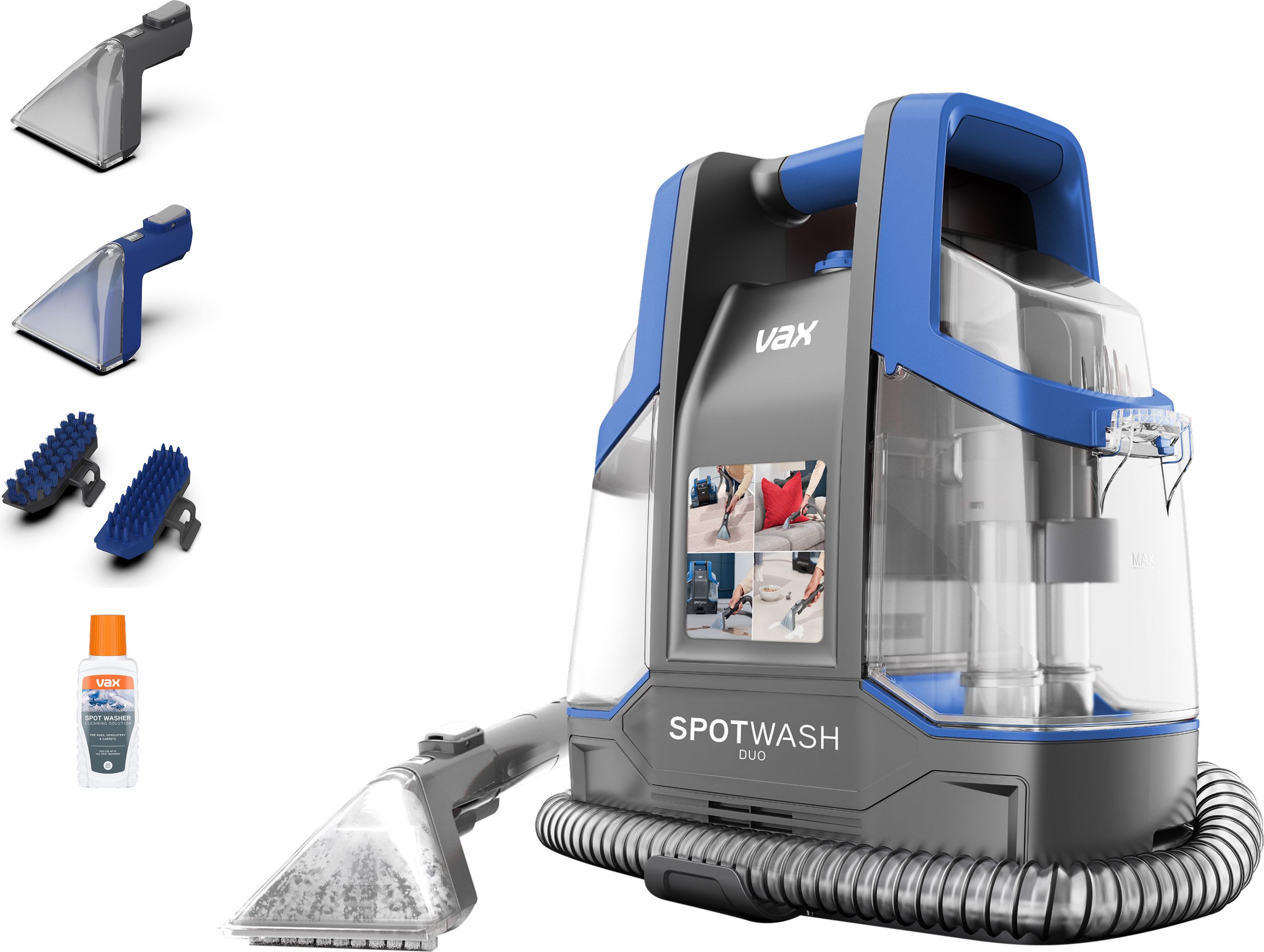 Image of Vax SpotWash Duo CDCW-CSXA Carpet Cleaner, Blue