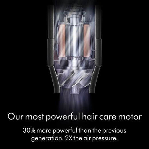 Dyson Airwrap Co-anda 2x™ Straight & Wavy 176937-01 Hair Straighteners - Gold/Red - Annotation - hair care motor shot