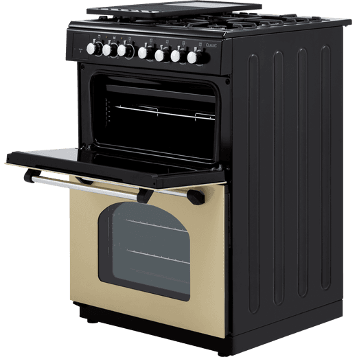 Rangemaster Classic 60 Dual Fuel Cooker - Cream / Chrome