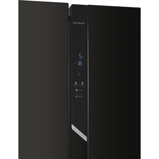 Candy American Fridge Freezer - Black - Control panel shot