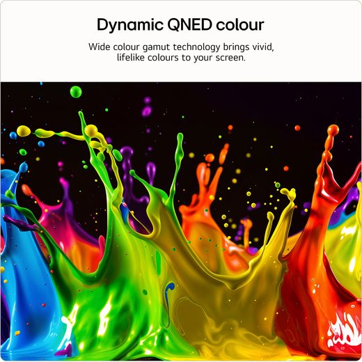 LG 55" 4K Ultra HD MiniLED Smart TV [2026] - Annotation - Dynamic QNED colour