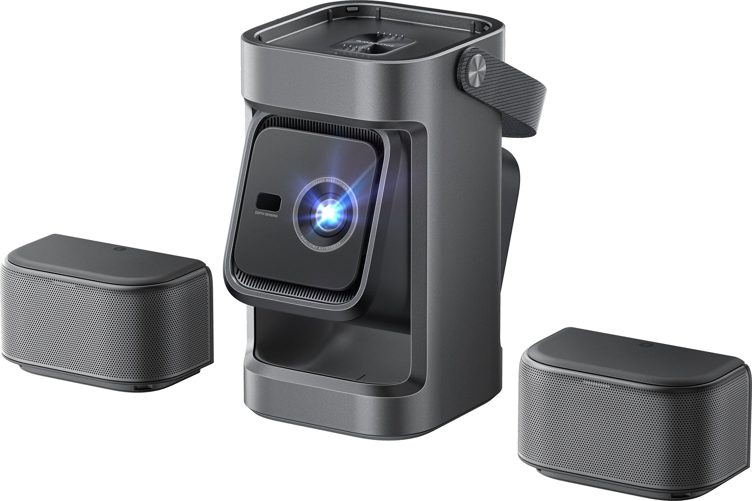 Nebula by Anker - P1 Smart LED Projector - 1080p - 650 ANSI Lumens - Black