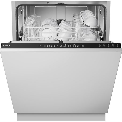 Candy RapidÓ Fully Integrated Standard Dishwasher - Silver - Front shot