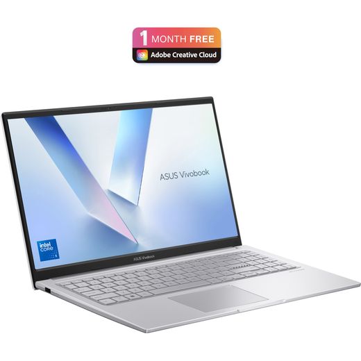 ASUS Vivobook 15 X1504VA-BQ2890W Laptop -, 512GB SSD, 8 GB RAM - Silver - Annotation - 1 month free shot