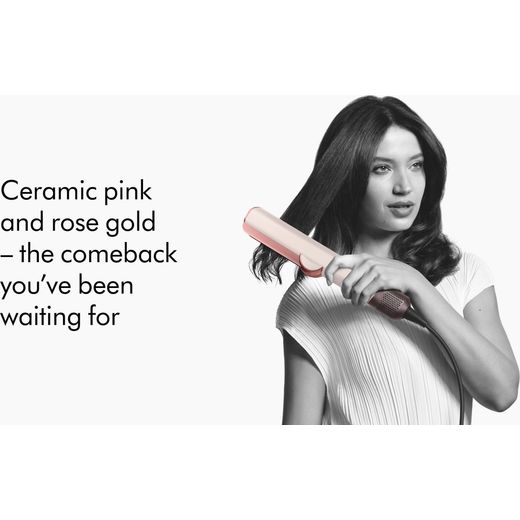 Dyson Airstrait™ 493301-01 Hair Straighteners - Ceramic pink/Rose gold - annotation - colour shot