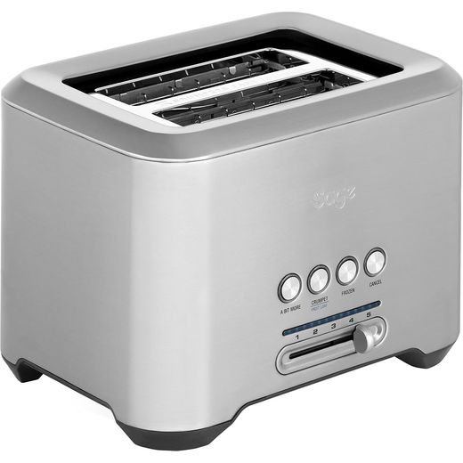 Sage The Bit More 2 Slice BTA720UK 2 Slice Toaster - Stainless Steel