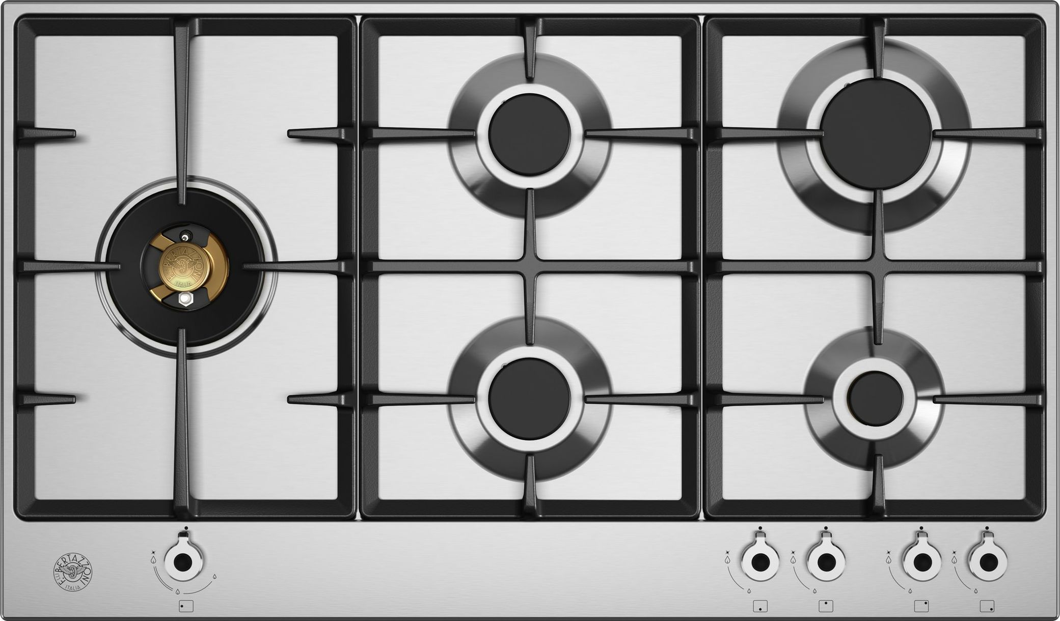 Bertazzoni P905LPROX 90cm 5 Burner Gas Hob - Stainless Steel