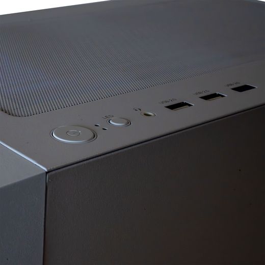 CyberPowerPC AO22215 Gaming PC - AMD Ryzen™ 5, 500GB SSD - Black - control panel shot