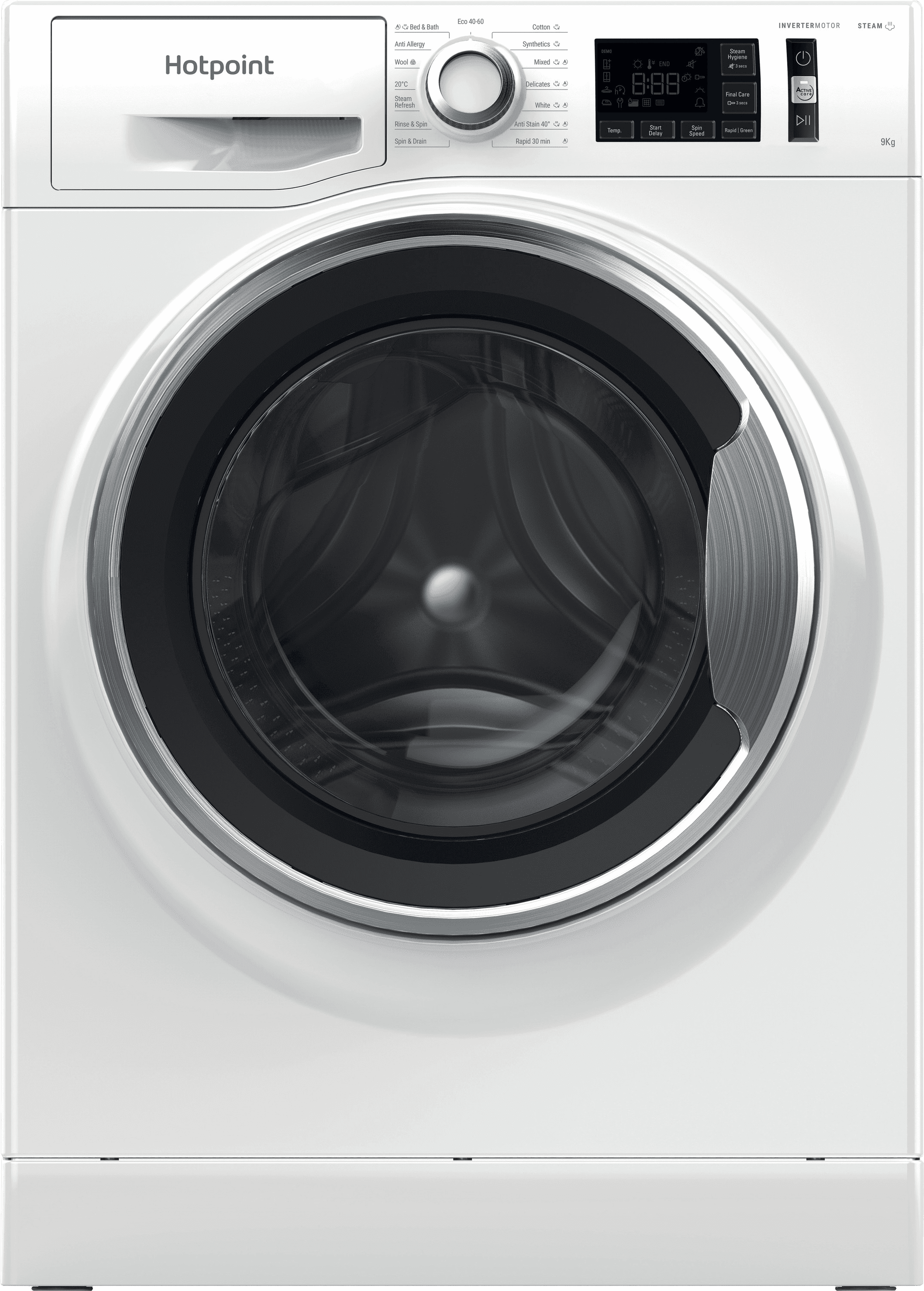 Hotpoint ActiveCare NM11946WCAUKN 9kg Washing Machine with 1400 rpm - White - A Rated White