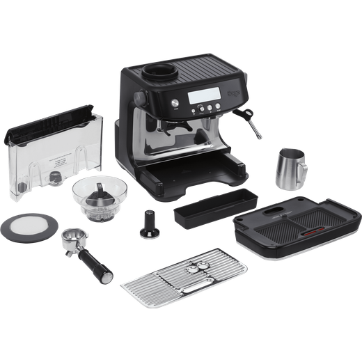 Sage The Barista Pro™ Espresso Coffee Machine with Integrated Burr Grinder - Black Truffle