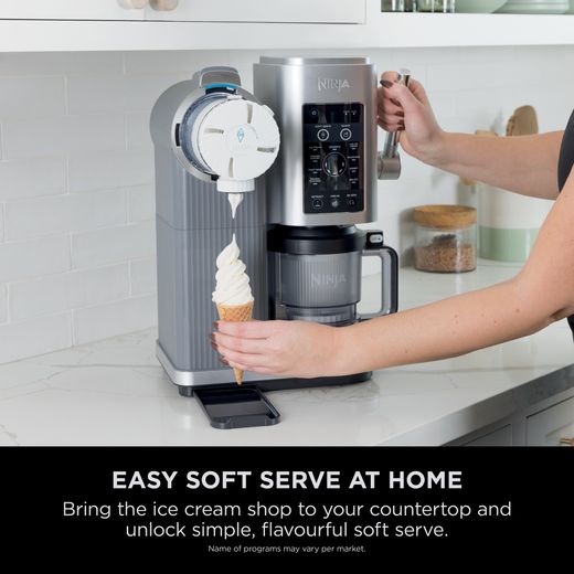 Ninja NC701UK Ice Cream Maker Silver - Annotation - Soft serve