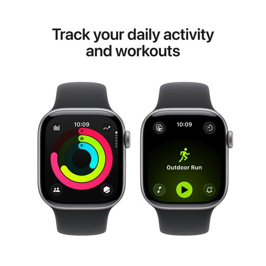 Apple in Black Sport Band - Annotation - Track activities