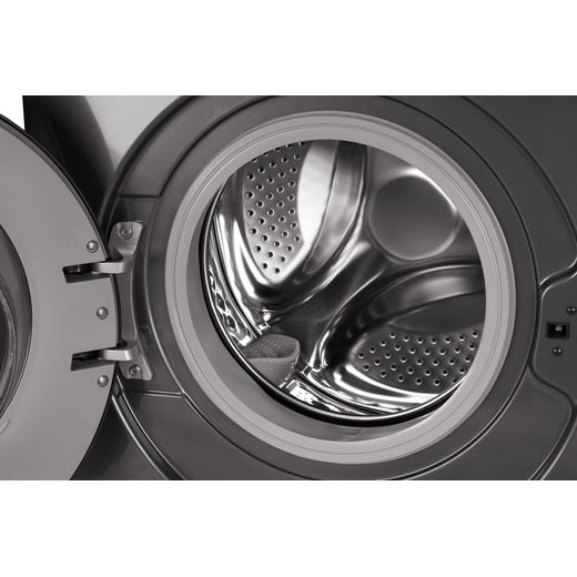 Midea MF110W80BA10/T-UK 8kg Washing Machine with 1400 rpm - Graphite - inside drum shot