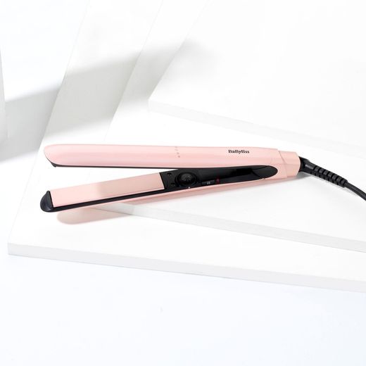 Babyliss Hair Straighteners - Pink - Hair straightener on table