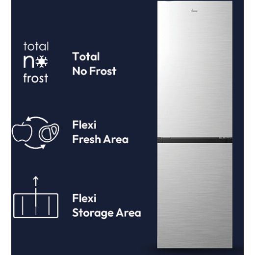 Hoover HONCQ3T518ENWK 185cm 50/50 Frost Free Fridge Freezer - White - Annotation - feature shot