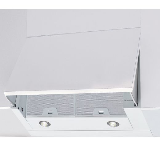 De Dietrich DHE1146A 60 cm Canopy Cooker Hood - Black - C Rated