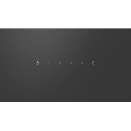 Bosch Series 2 DWK65DK60B 60 cm Chimney Cooker Hood - Black - Control panel