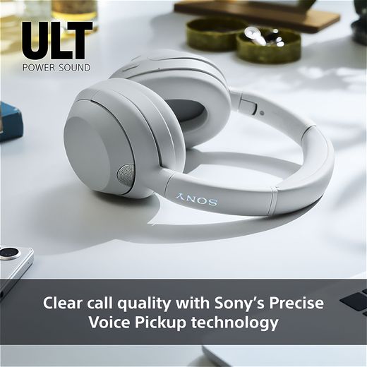 Sony ULT WEAR Wireless On-Ear Headphones - Black - Annotation - Clear call quality shot