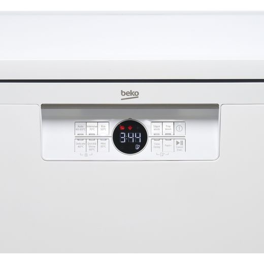 Beko Standard Dishwasher - White - Control panel